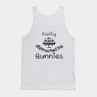 Easily Distracted By Bunnies Tank Top